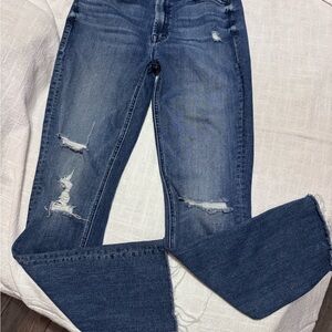 MOTHER The Looker High Wasted Skinny distressed Retail $248 
Size 27
